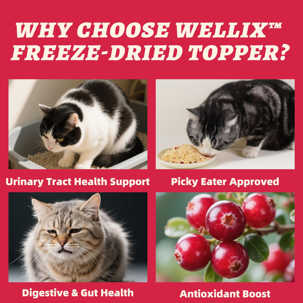 Wellix freeze-dried egg yolk chicken flavor image highlighting digestive support