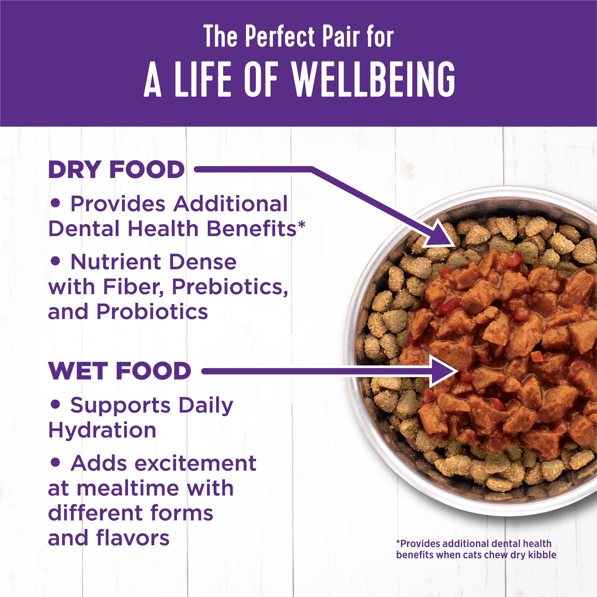 Wellness Complete Health minced tuna entree hydration-support signals moisture aid for cat hydration.