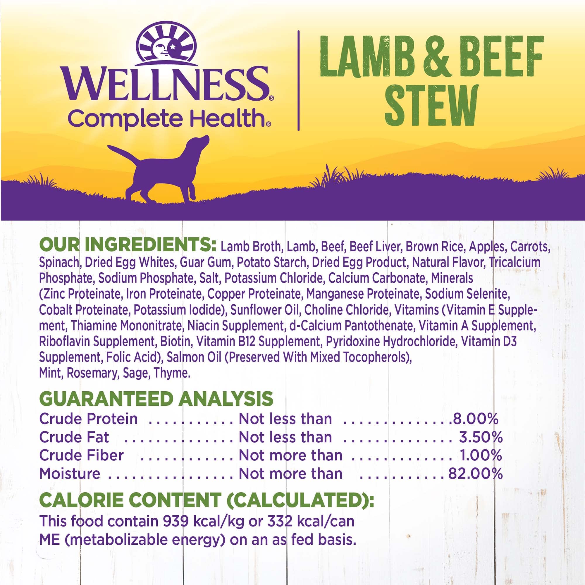 Wellness Complete Health no corn-wheat-soy emphasizes premium natural ingredients