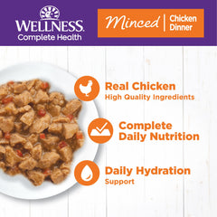 Wellness Complete Health wet-cat-food can chicken entrée ready to serve