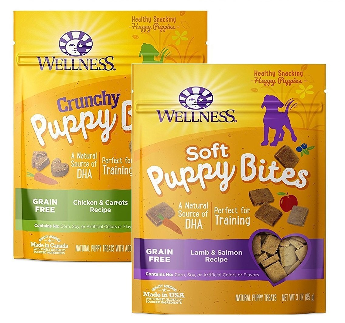 Wellness Puppy Bites soft treats perfect for gentle training rewards