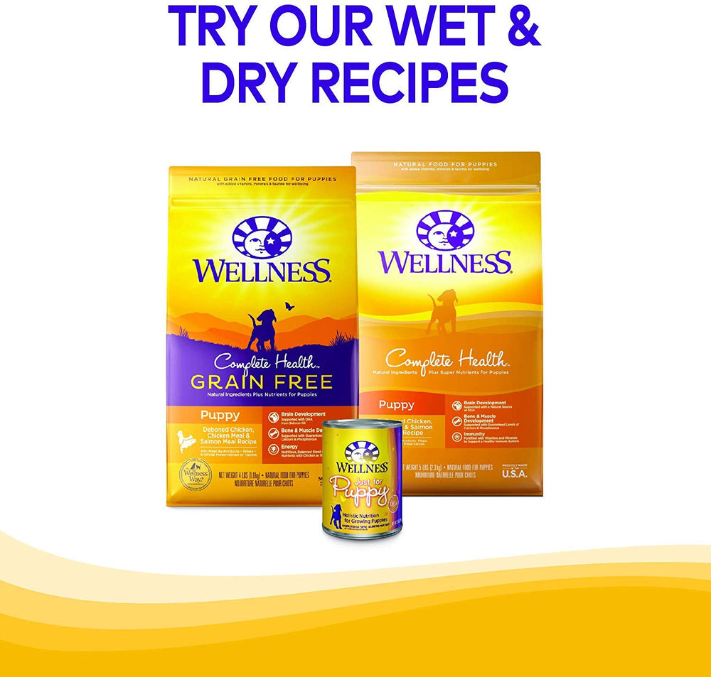 Wellness puppy-treats real-ingredients-visible shot emphasizes wholesome nutrition