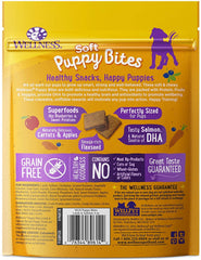Wellness puppy-treats soft-chew closeup shows gentle texture for puppies