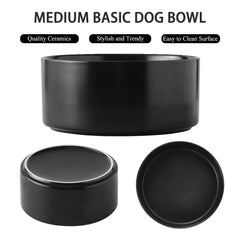 Welloyed ceramic dog bowl 30oz capacity for ample meals