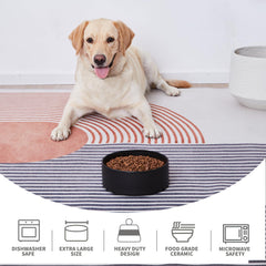 Welloyed non-slip bowl bottom helps keep feeding area tidy