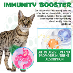 WELOSUER cat drops into water showcases hassle-free hydration with herbal support