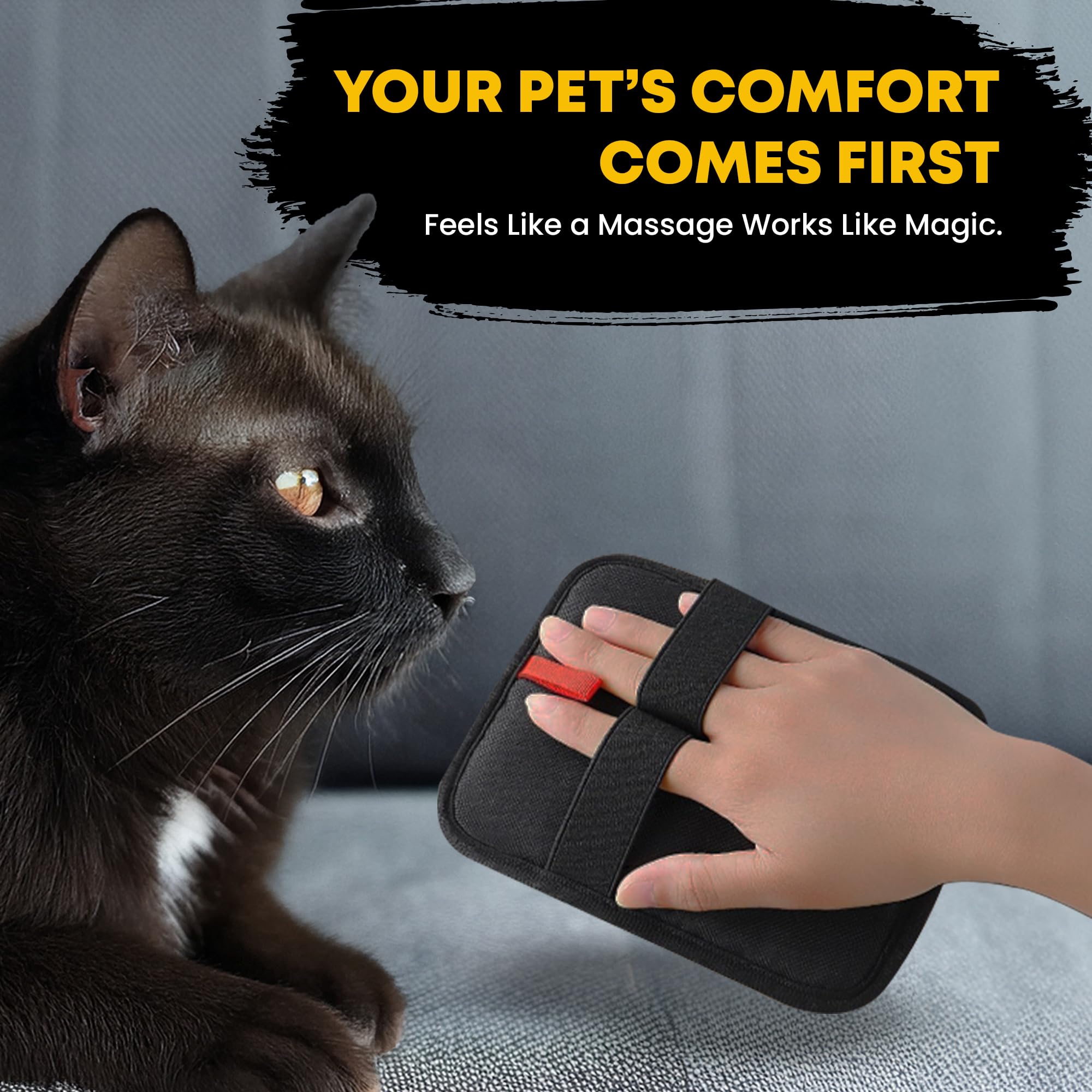 Welwon glove close-up shows ergonomic hold and bidirectional cleaning.