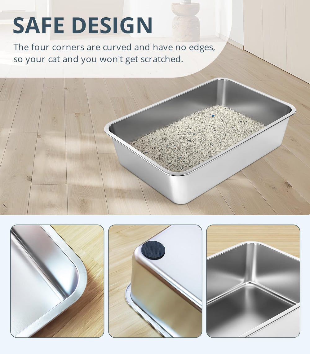 WENBOKMIN nonstick surface resists stains and odors for quick cleaning