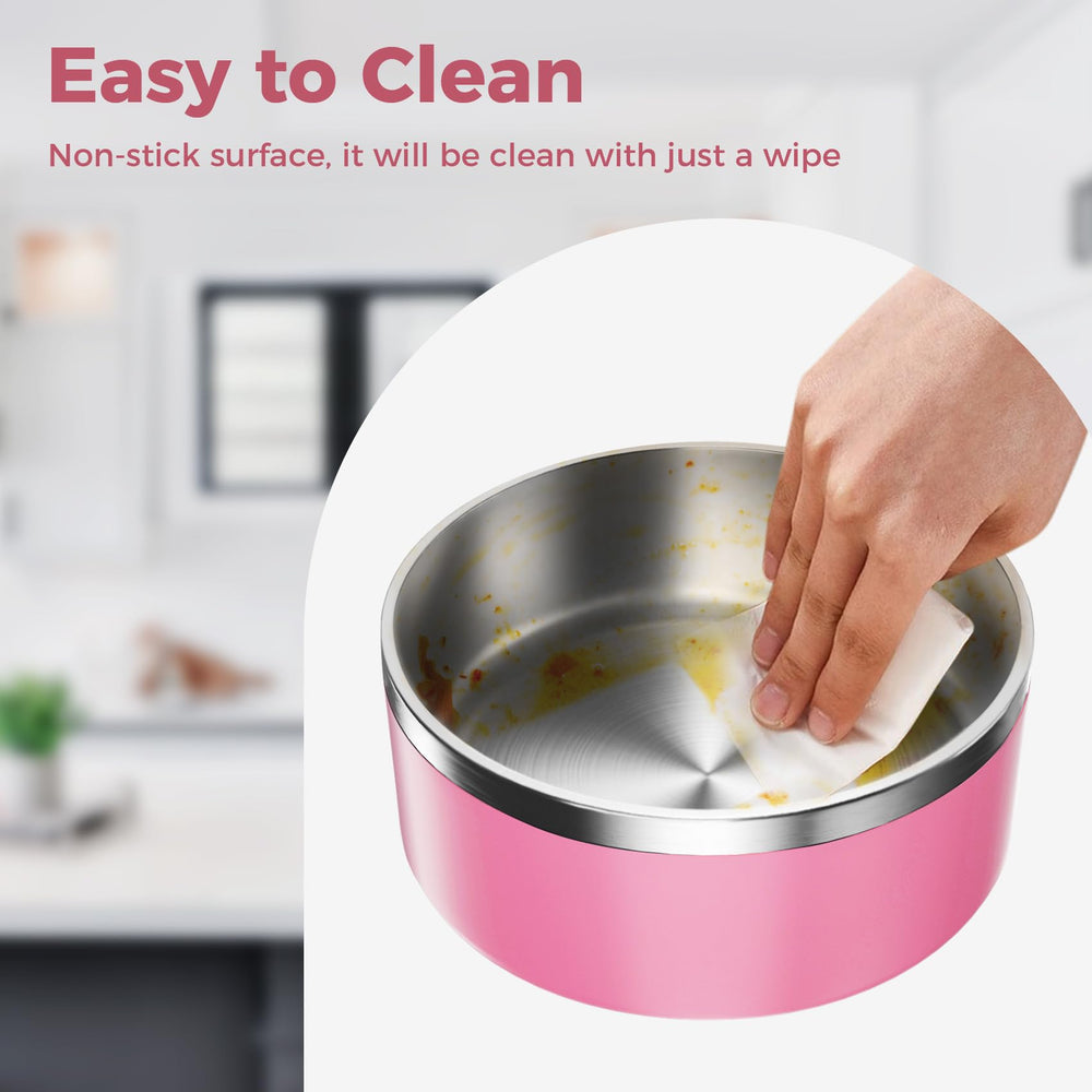 WENBOKMIN dishwasher-safe dog bowl simplifies cleanup.