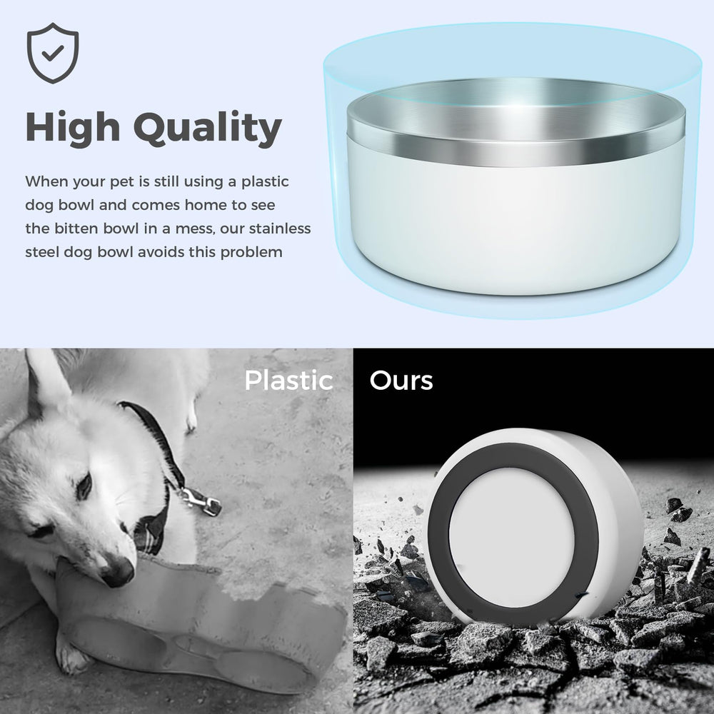 WENBOKMIN 64oz option suits larger dogs or shared daily meals
