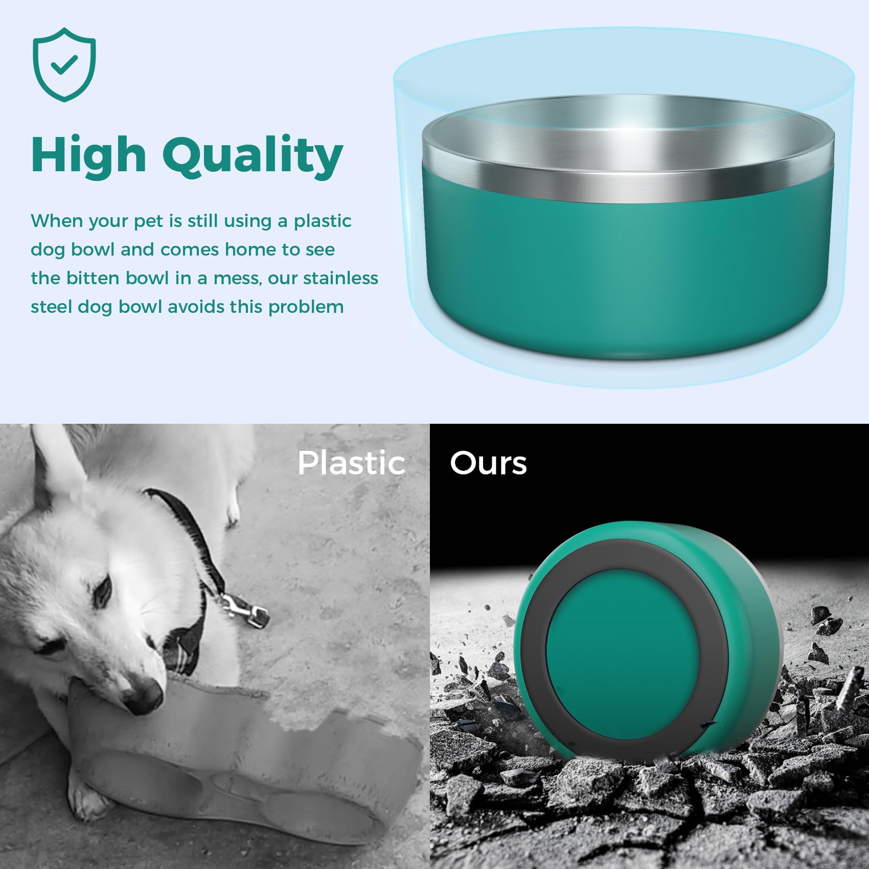 WENBOKMIN easy-clean bowl—stays smooth with minimal sticking.