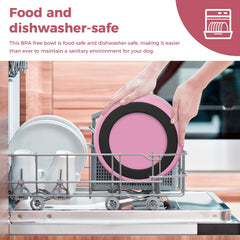WENBOKMIN bowl with non-slip silicone bottom reduces spills.