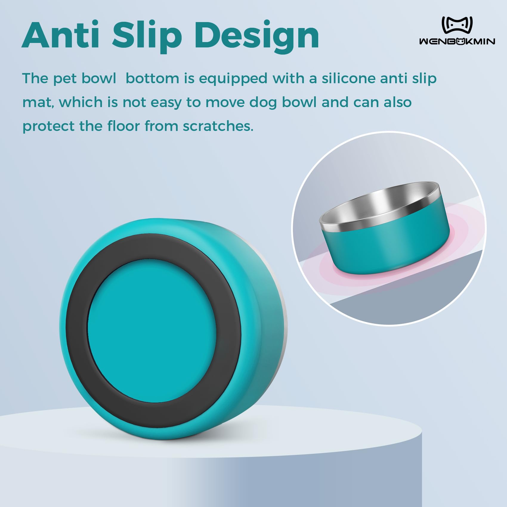 WENBOKMIN easy-clean design simplifies post-meal maintenance.