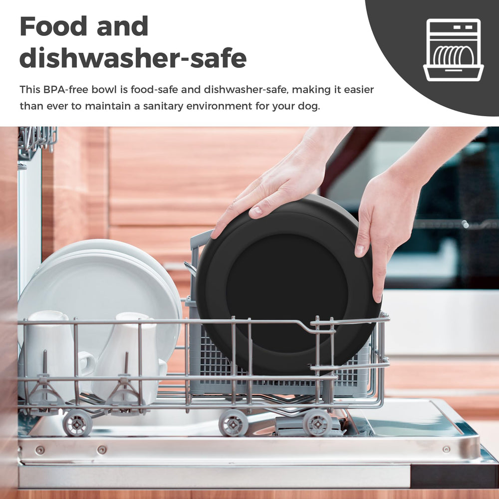 WENBOKMIN anti-overturning flat bottom keeps water and food stable.
