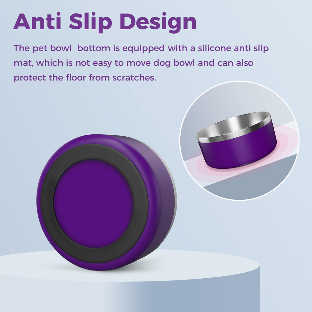 WENBOKMIN quiet non-slip base reduces floor noise during meals.