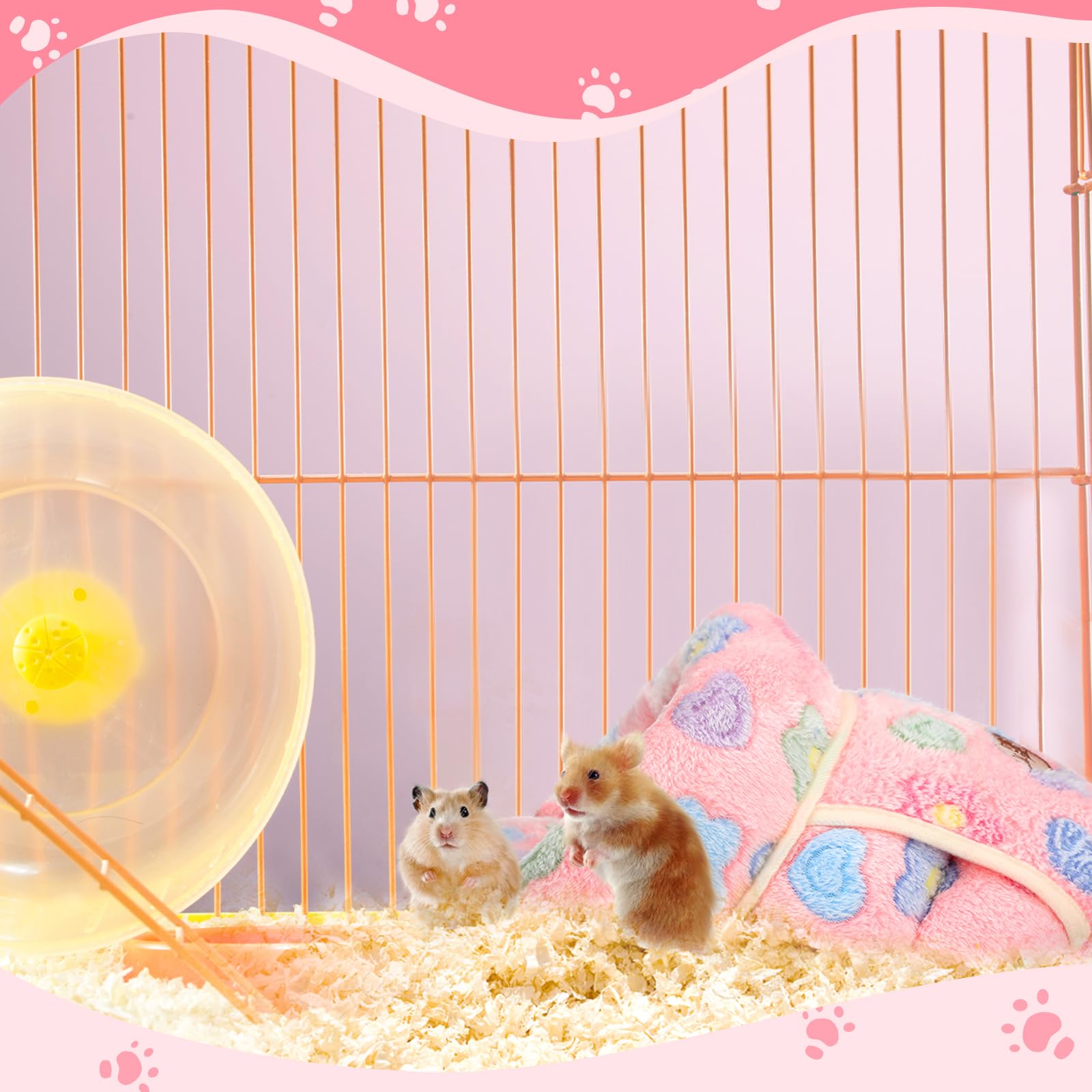 Wenqik guinea pig hideout roomy yet compact design fits small cages well.