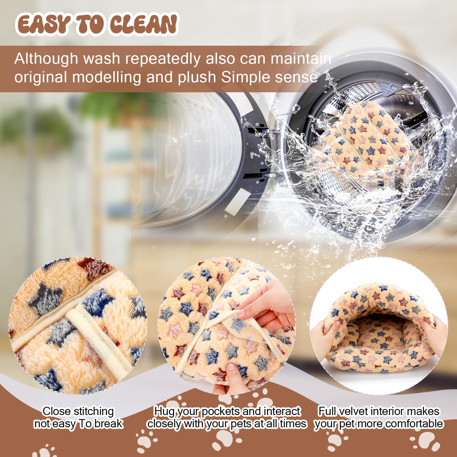 Wenqik small pet sack portable design for travel and cage use