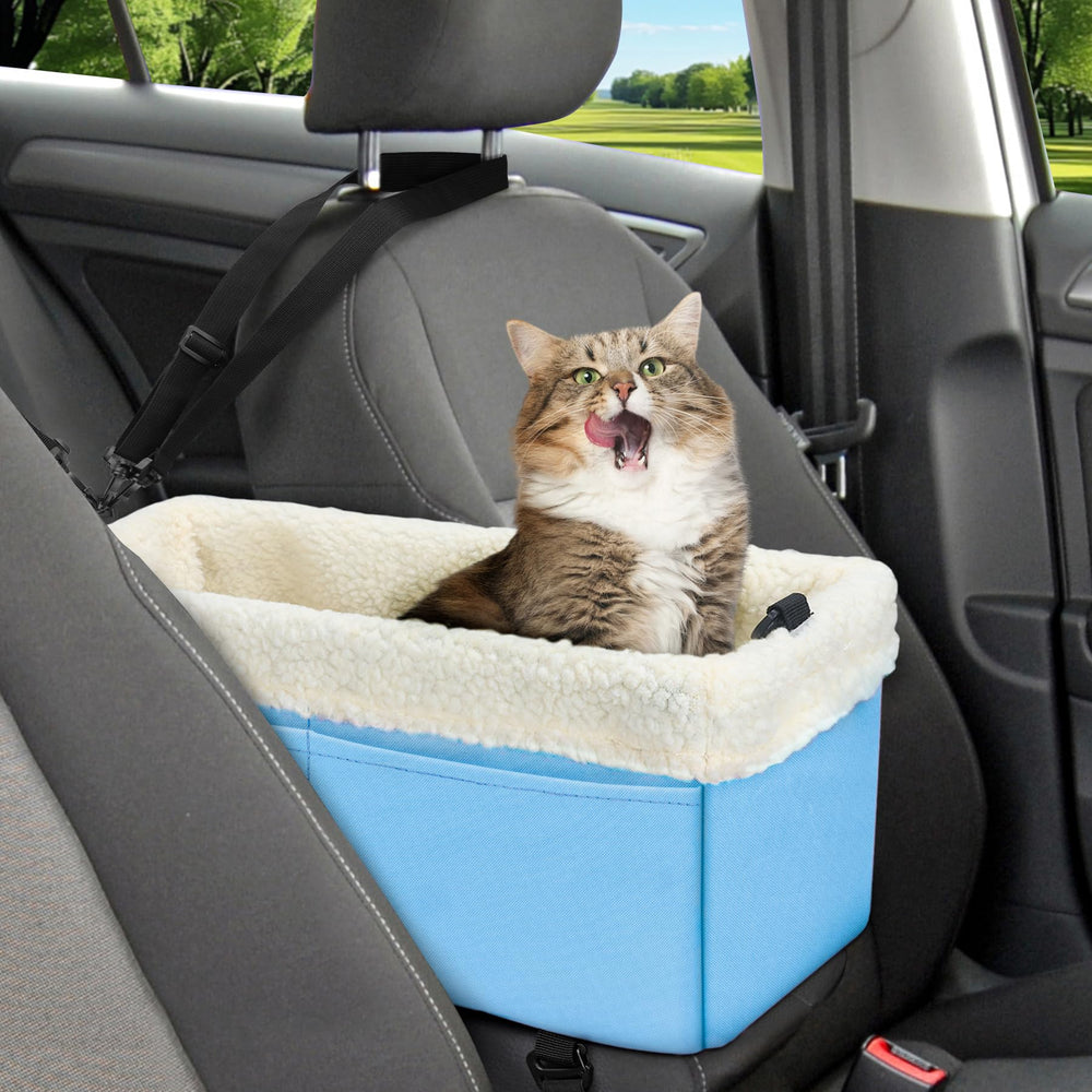 WENRENER dog car seat features safety leash and harness hook.