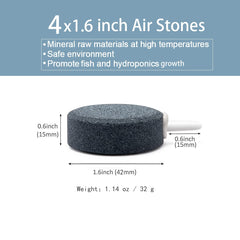 Wenshall air stone hydroponics setup demonstrates efficient aeration for healthy roots.