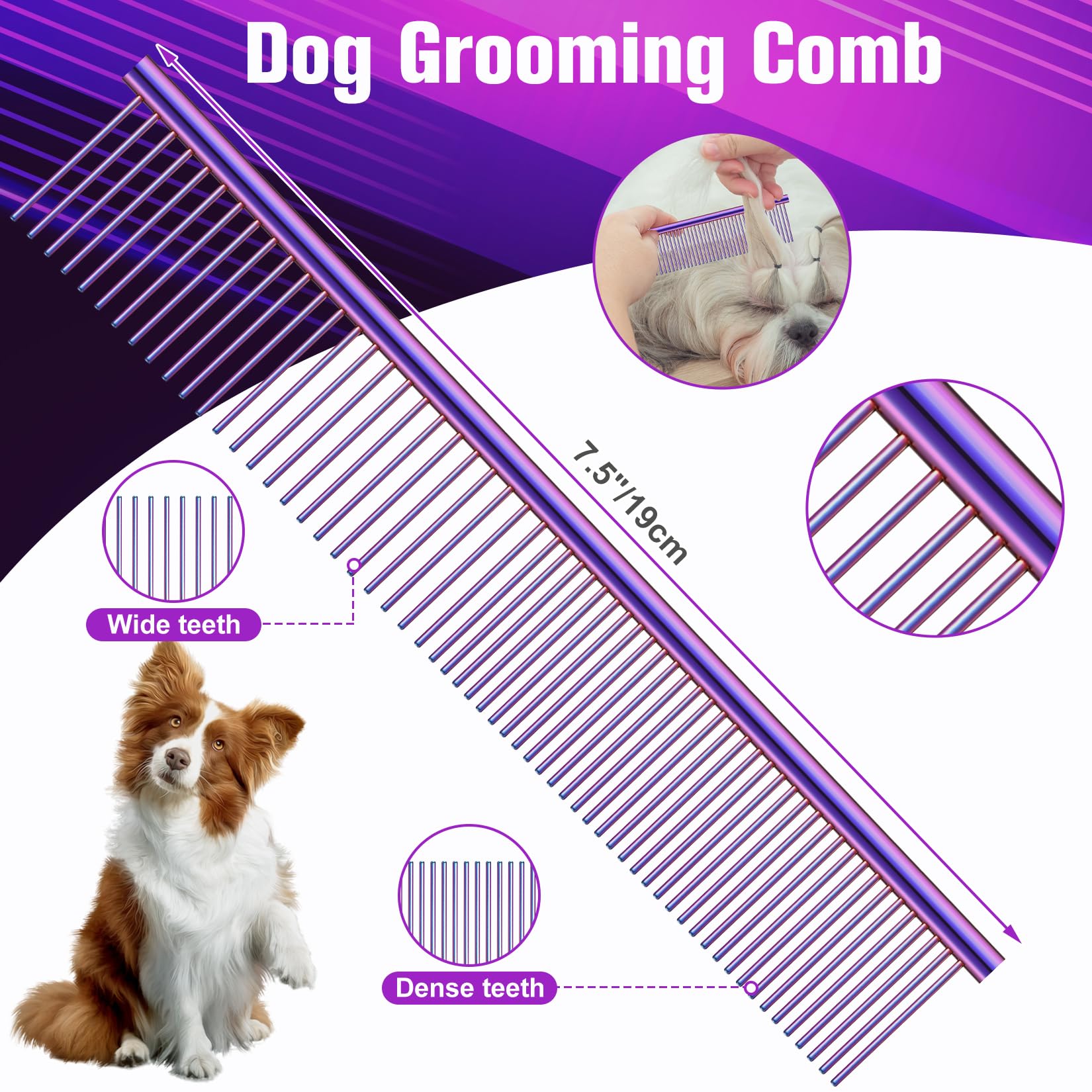Wenshall ergonomic handles reduce fatigue during long grooming sessions.