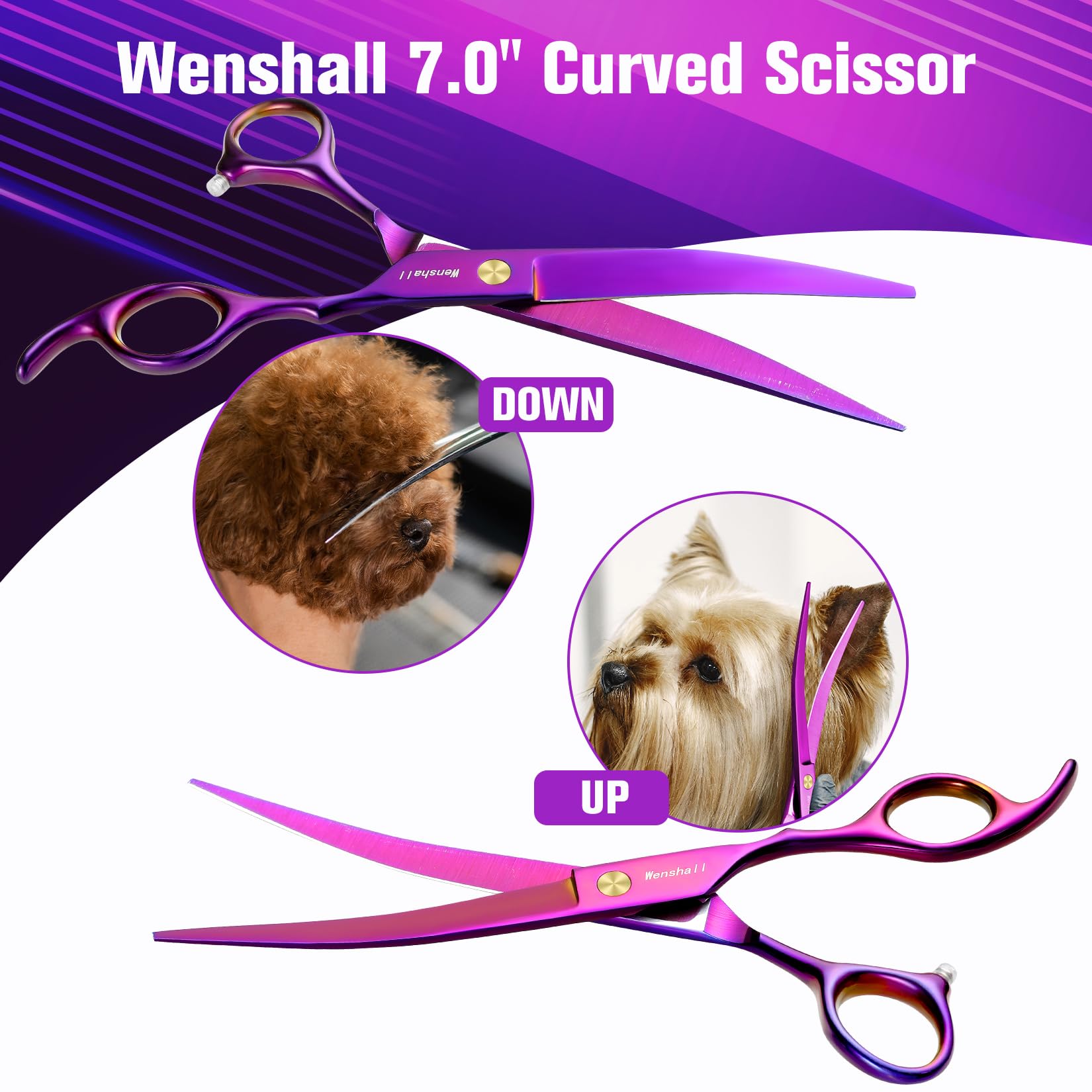 Wenshall rust-resistant coating keeps blades polished and ready.