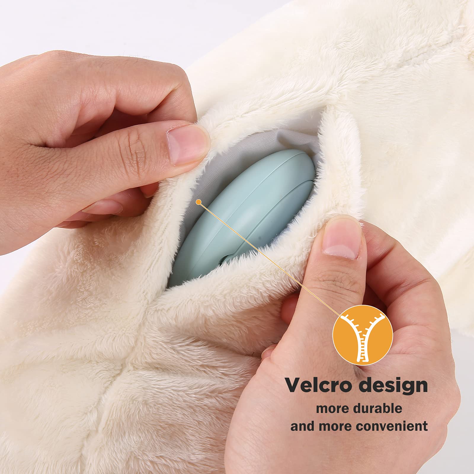WEOK Heartbeat dog toy durability-test shot illustrating long-lasting plush construction