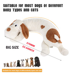 WEOK Heartbeat dog toy puppy snuggling to show comforting companionship