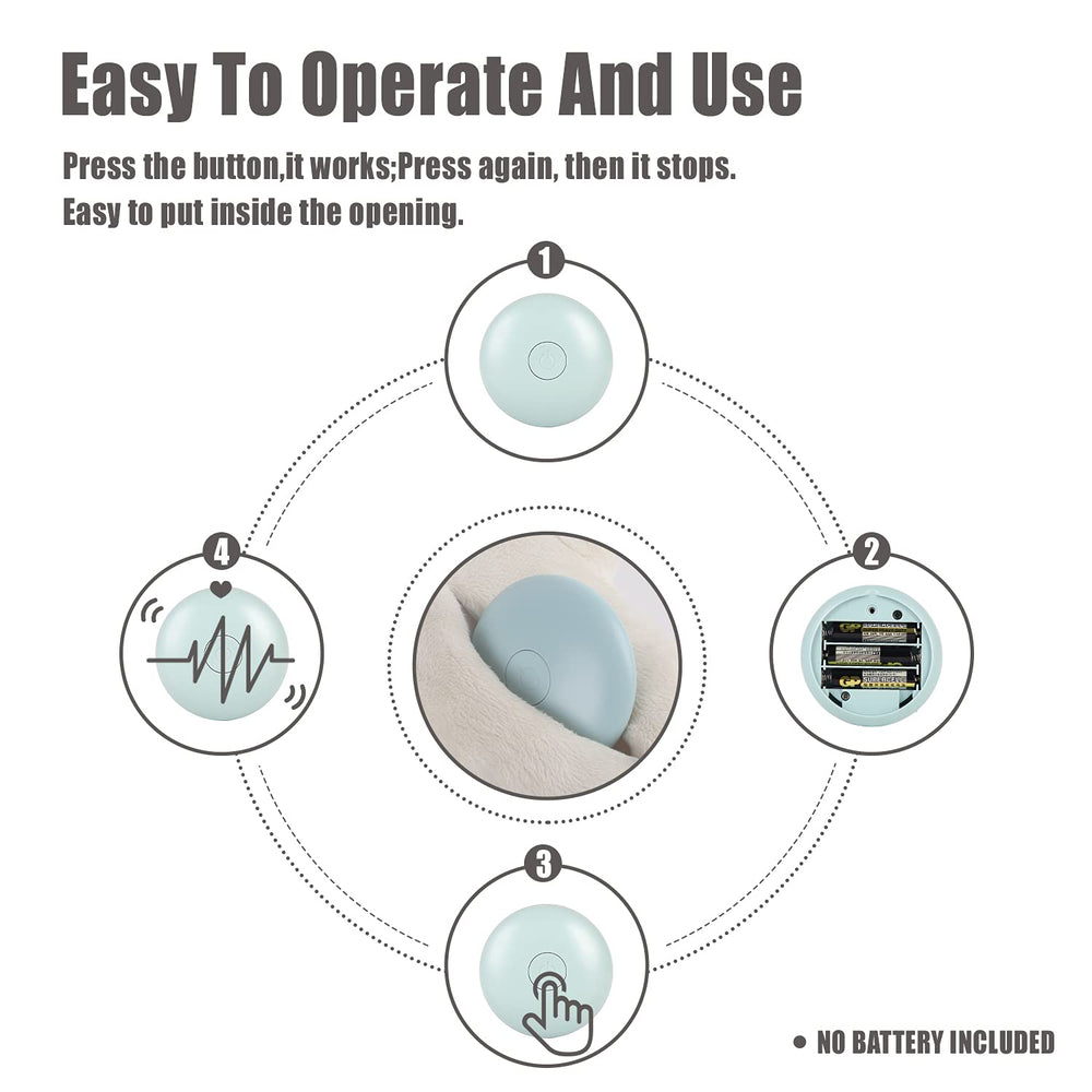 WEOK Heartbeat Dog Toy sleep-aid scene helps pups fall asleep faster and stay calmer.