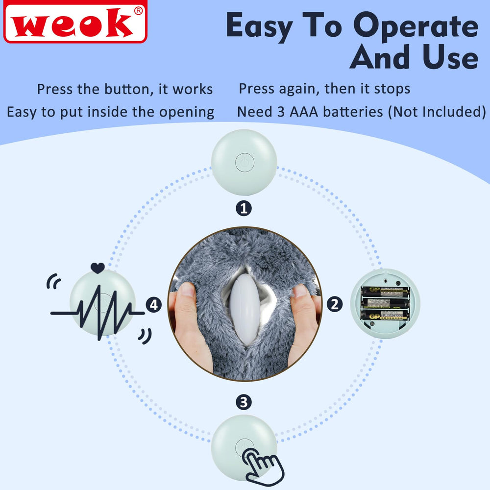 WEOK heartbeat plush toy fabric close-up emphasizes durable machine-washable construction