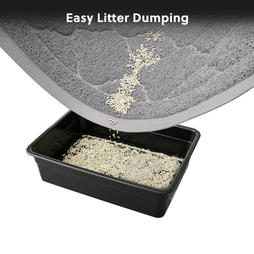 WePet cat litter mat urine-resistant material simplifies quick cleaning.