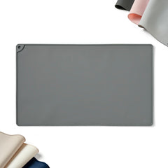 WePet dog feeding mat rock grey flat view reduces spills during meals