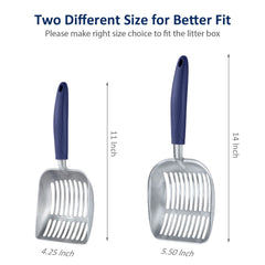 WePet long-handle scoop keeps you away from waste during litter cleaning