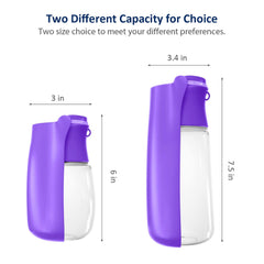 WePet one-key lock operation for simple water dispensing on the move