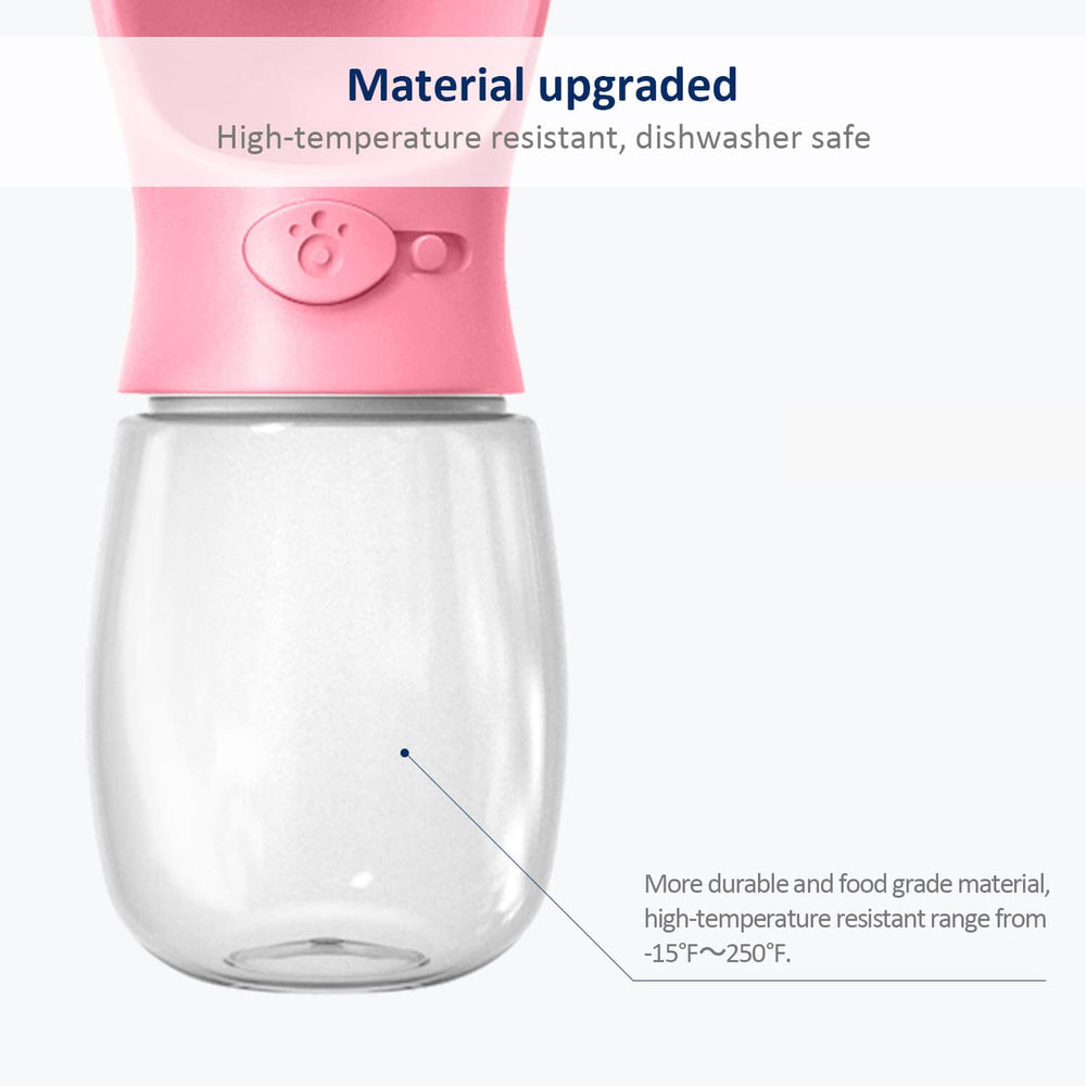 WePet pink design for outdoor walking, hiking, and travel activities.