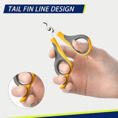 WePet U07.2 stainless steel blade stays sharp for years of reliable cuts.