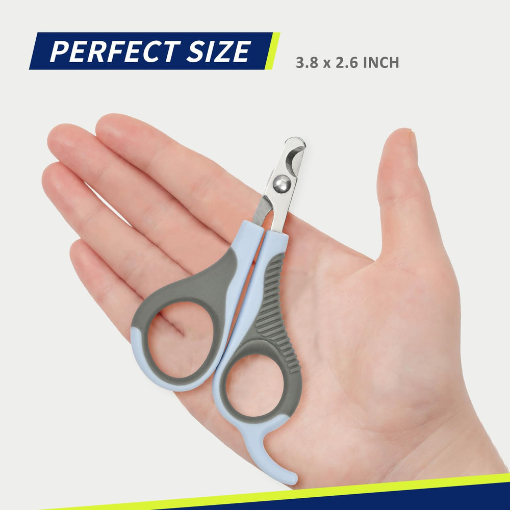 WePet U07.2 nail clippers ergonomic rubber-handle for secure grip