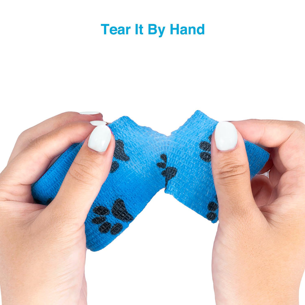 WePet Pet Wrap fur-safe removal closeup demonstrates easy, residue-free removal.