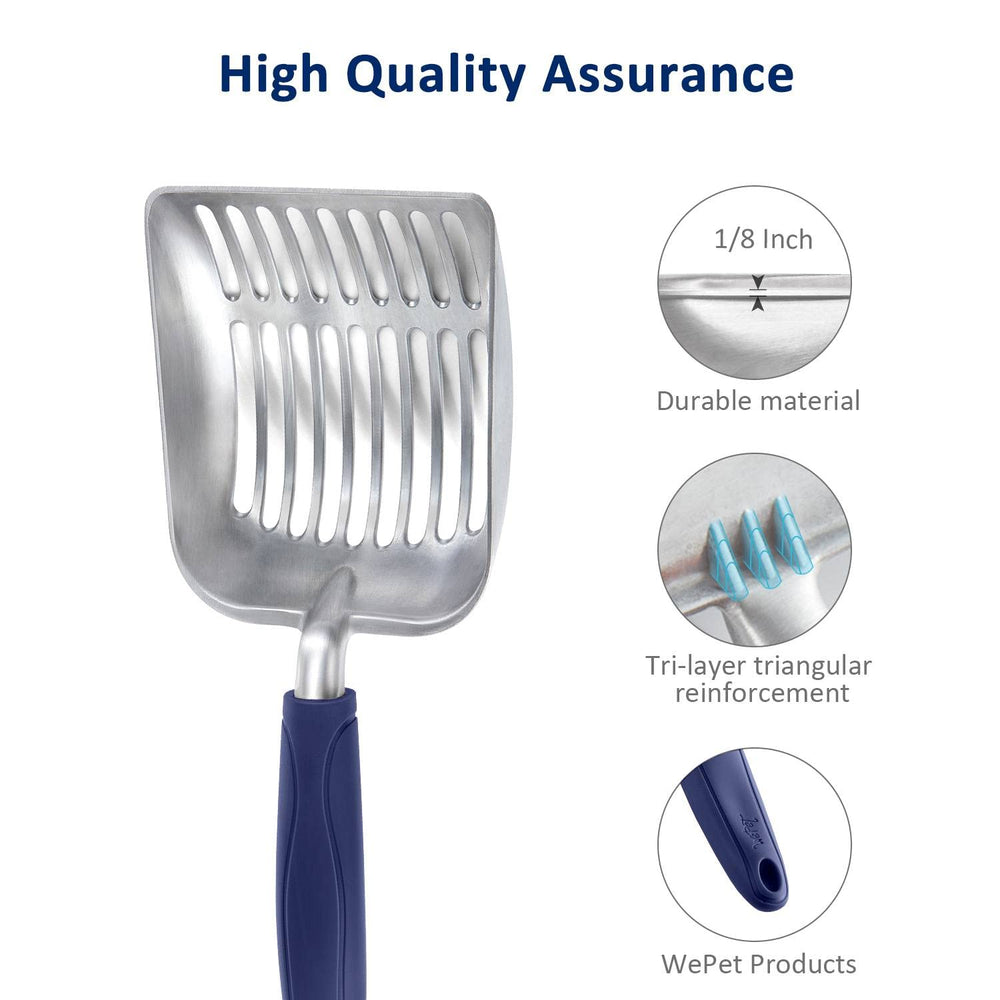 WePet rust-resistant aluminum alloy body ensures durability and easy maintenance