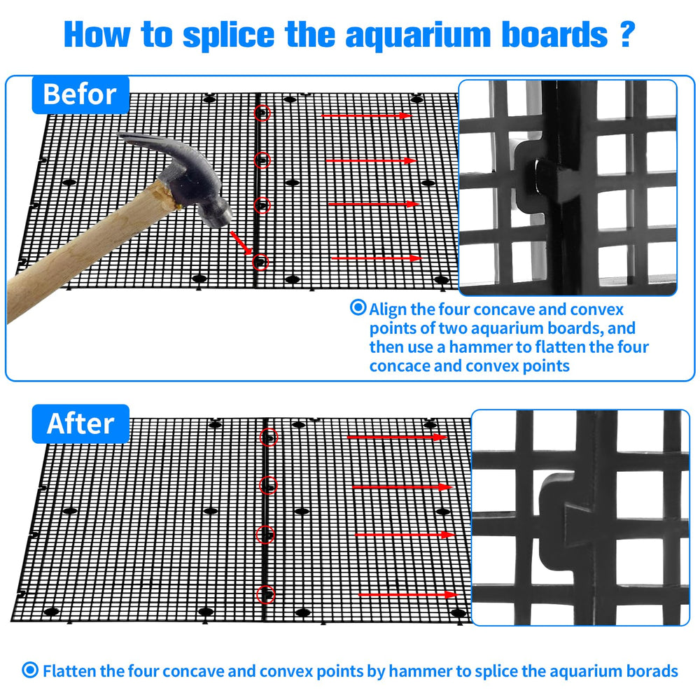 Weramics durable aquarium divider material emphasizes sturdy construction and long-term use.