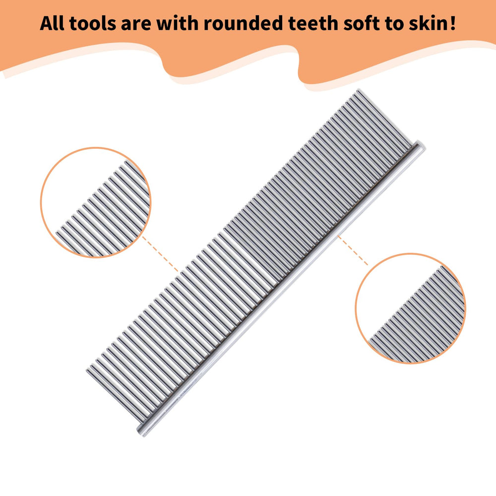 Werduoland anti-slip handle supports comfortable grooming sessions and reduced fatigue.