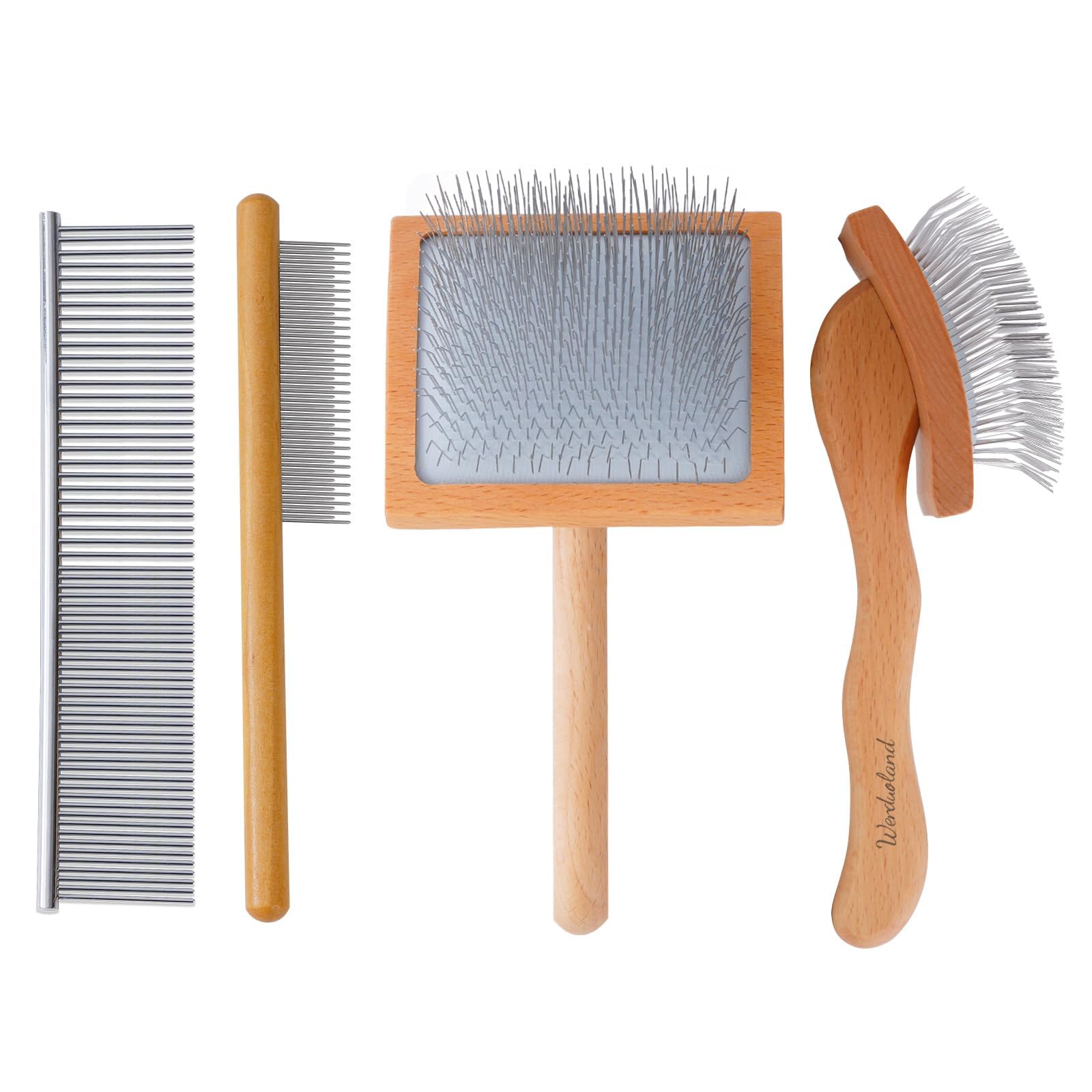 Werduoland grooming session with Goldendoodle demonstrates versatility for doodle coats.