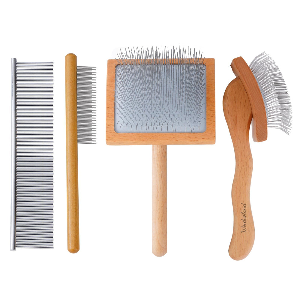 Werduoland grooming session with Goldendoodle demonstrates versatility for doodle coats.