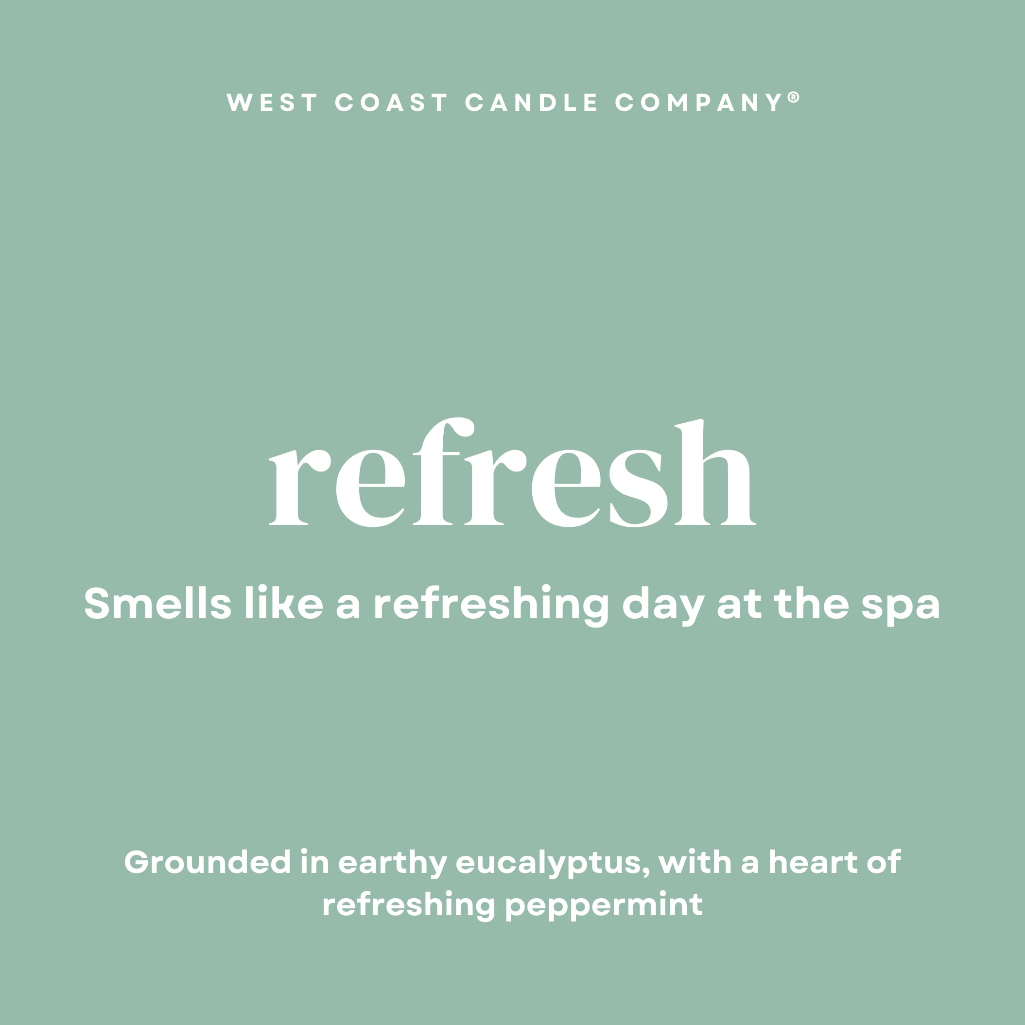 Refresh wax melts closeup shows natural soy and balanced fragrance for a clean burn.