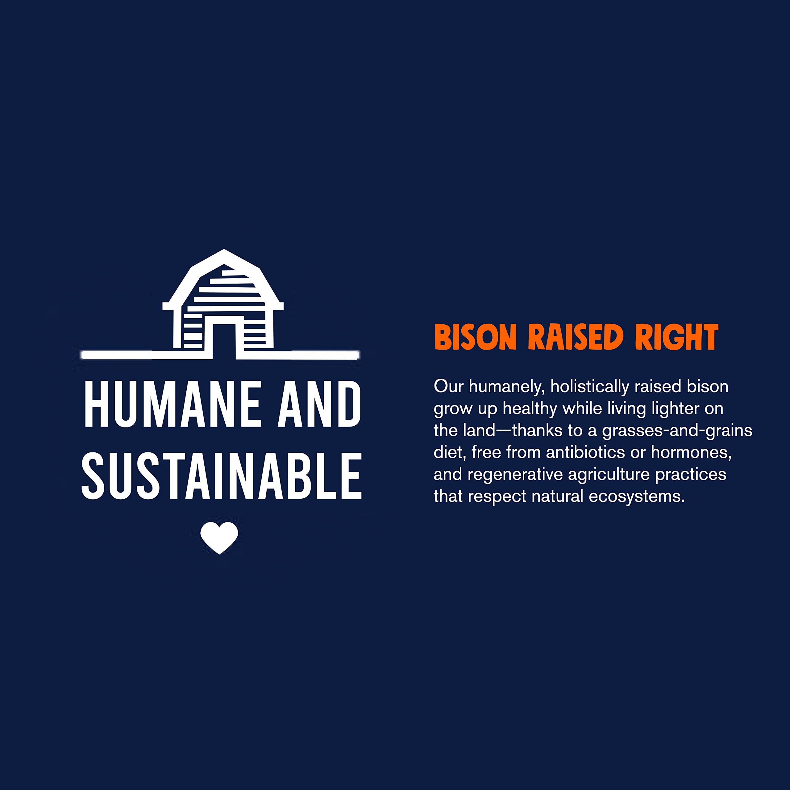 WEST PAW bison lung treats sustainability focus aligns with regenerative agriculture values.