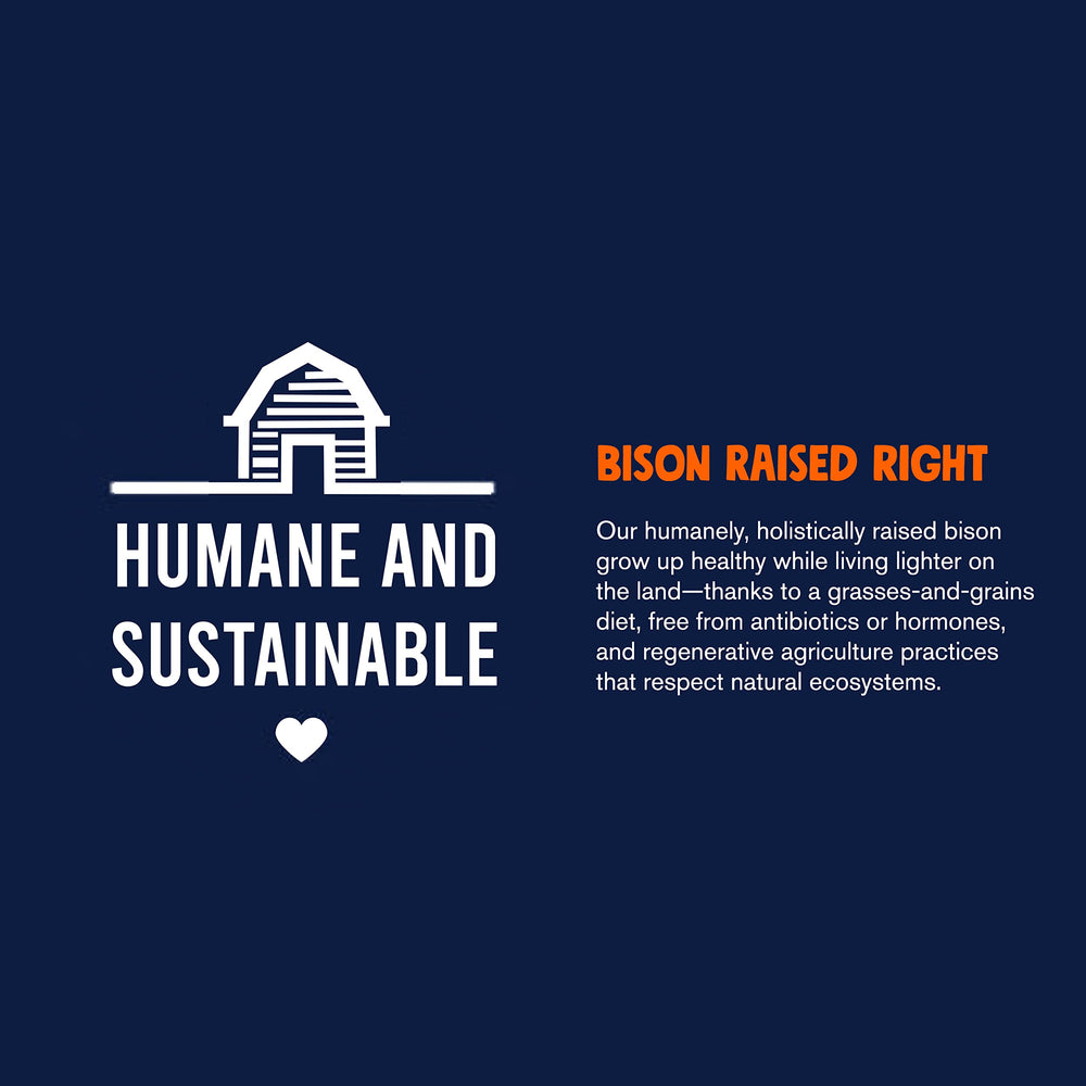 WEST PAW bison lung treats sustainability focus aligns with regenerative agriculture values.