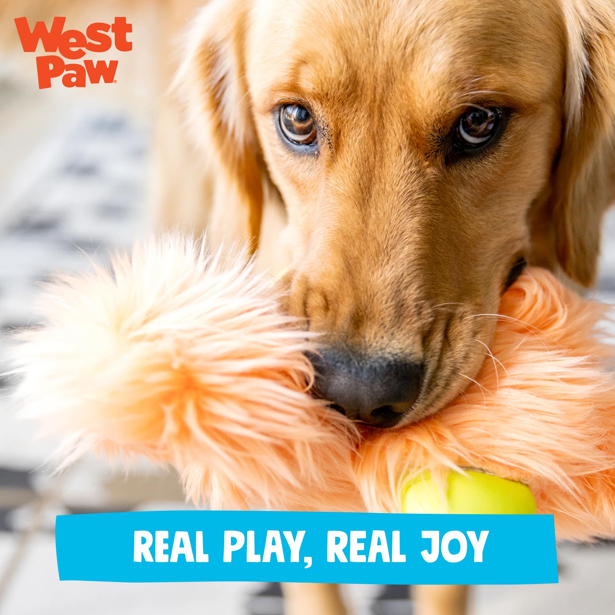 WEST PAW Olaf eco-friendly USA-made toy; sustainable choice for durable fun.
