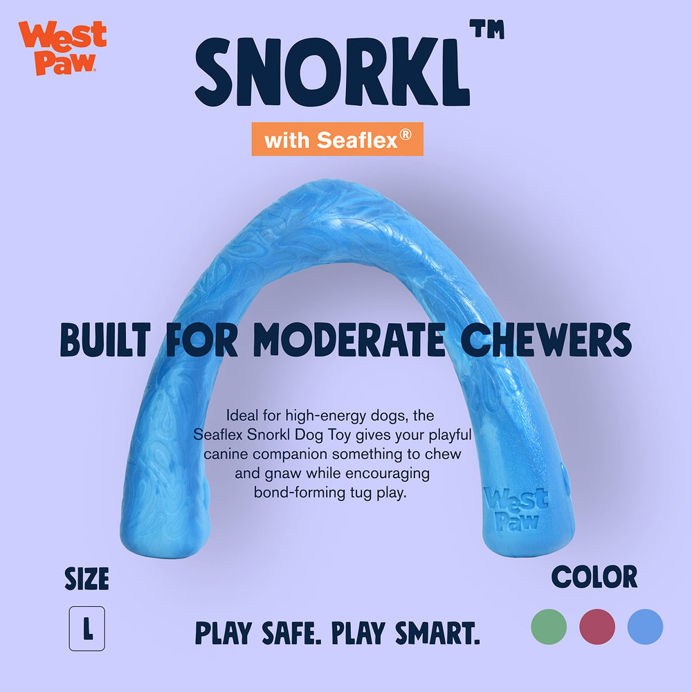 West Paw Seaflex Snorkl made-in-usa: crafted in the USA with Seaflex
