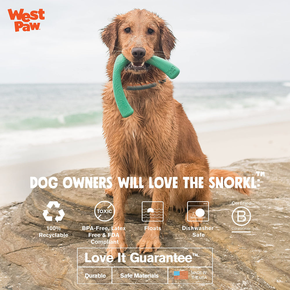 West Paw Seaflex Snorkl seaflex-materials: 12% ocean-bound plastic blend