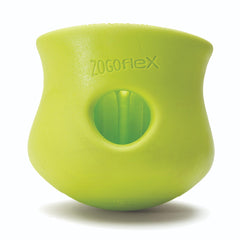 WEST PAW Toppl treat-dispensing toy in Granny Smith color for interactive play.