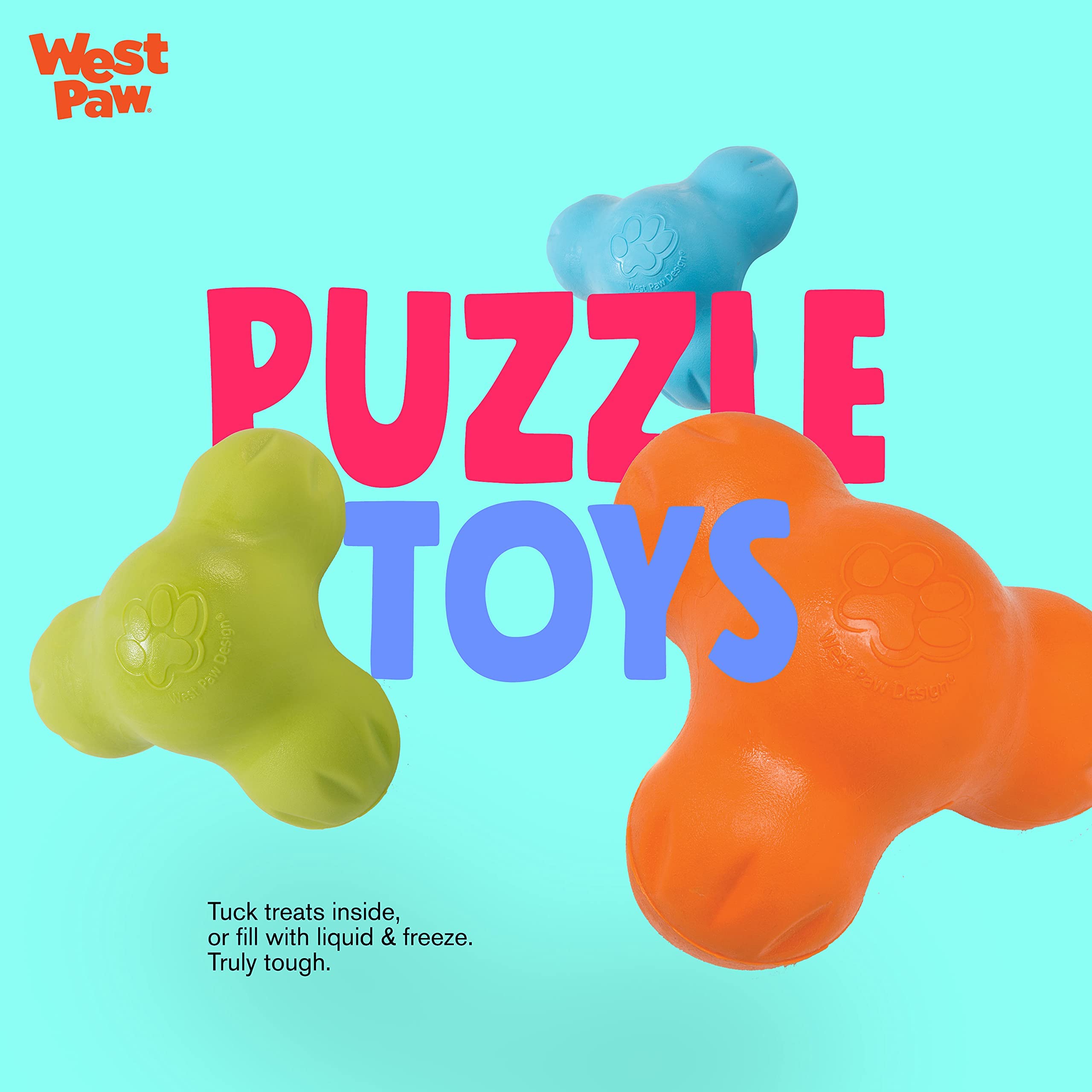 WEST PAW Zogoflex Tux juguete interactivo para estimular la mente.